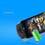 Console de jeu portable rétro X6 avec écran de 4,3 pouces, caméra 3 MP, 10 000 jeux intégrés, compatible avec la lecture de livres électroniques, l'enregistrement, la lecture de musique et de vidéos.