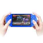 Console de jeu portable rétro X6 avec écran de 4,3 pouces, caméra 3 MP, 10 000 jeux intégrés, compatible avec la lecture de livres électroniques, l'enregistrement, la lecture de musique et de vidéos.