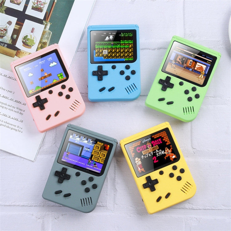 Console de jeux portable MK500 Macaron Mini Rétro Classique pour enfants, 500 jeux intégrés, prise en charge de la sortie AV, MK500 / Gris, MK500 / Bleu, MK500 / Jaune, MK500 / Rose, MK500 / Vert