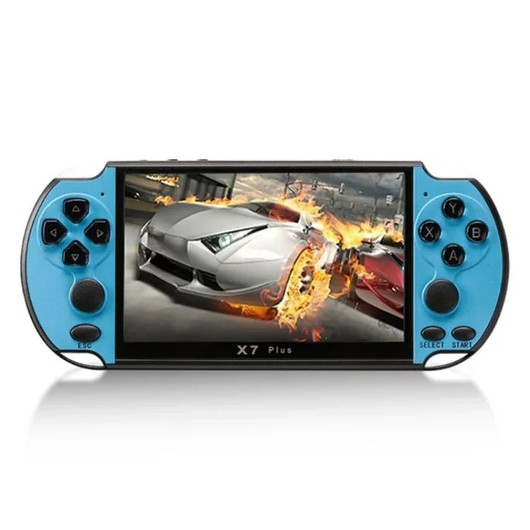 Console de jeux portable rétro X7 Plus avec écran HD 5,1 pouces et 8 Go de mémoire, compatible MP4/ebook, X7 Plus (Jaune + Rouge), X7 Plus (Jaune), X7 Plus (Bleu + Rouge), X7 Plus (Bleu), X7 Plus (Rouge)