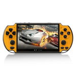 Console de jeux portable rétro X7 Plus avec écran HD 5,1 pouces et 8 Go de mémoire, compatible MP4/ebook, X7 Plus (Jaune + Rouge), X7 Plus (Jaune), X7 Plus (Bleu + Rouge), X7 Plus (Bleu), X7 Plus (Rouge)