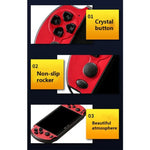 Console de jeux portable rétro X7 Plus avec écran HD 5,1 pouces et 8 Go de mémoire, compatible MP4/ebook, X7 Plus (Jaune + Rouge), X7 Plus (Jaune), X7 Plus (Bleu + Rouge), X7 Plus (Bleu), X7 Plus (Rouge)