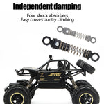 Véhicule télécommandé tout-terrain 4WD 2,4GHz avec double moteurs pour escalade, Modèle : 6026, 6026 (Noir), 6026 (Or), 6026 (Argent)