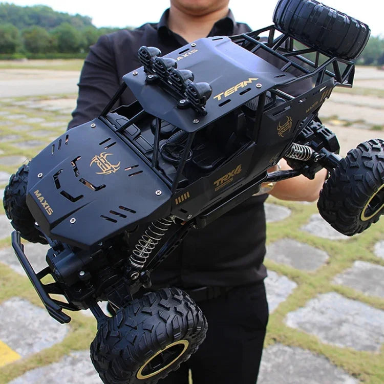 Voiture télécommandée tout-terrain 4x4 à double moteur 2,4 GHz, modèle : 9268, 9268 (noir), 9268 (argent)