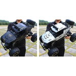 Voiture télécommandée tout-terrain 4x4 à double moteur 2,4 GHz, modèle : 9268, 9268 (noir), 9268 (argent)