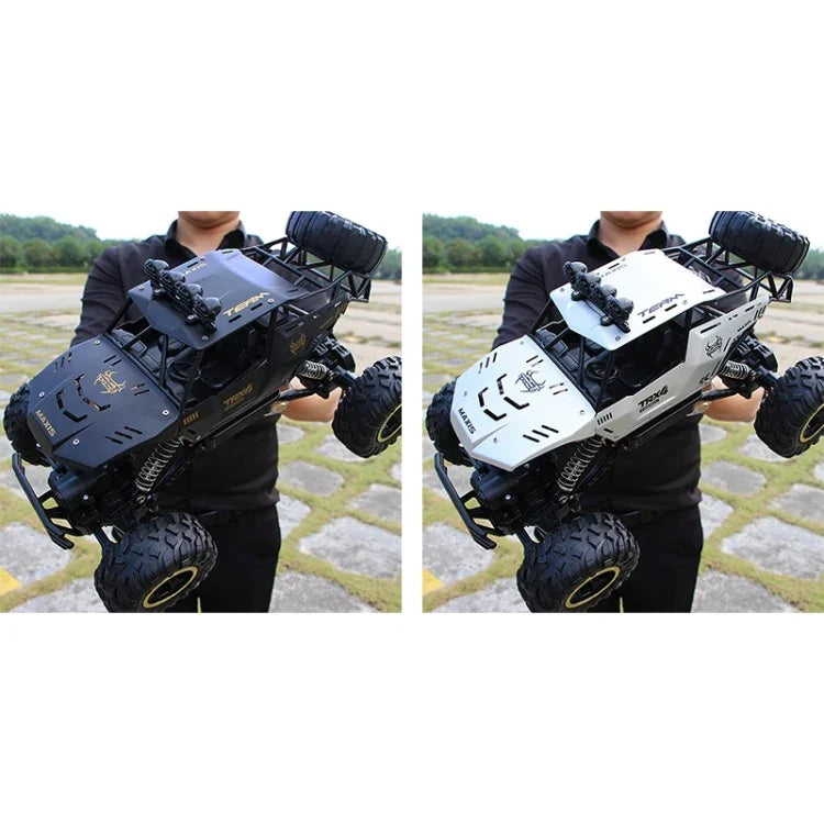 Voiture télécommandée tout-terrain 4x4 à double moteur 2,4 GHz, modèle : 9268, 9268 (noir), 9268 (argent)