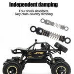 Voiture télécommandée tout-terrain 4x4 à double moteur 2,4 GHz, modèle : 9268, 9268 (noir), 9268 (argent)