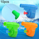 10 pièces jouets d'eau pour enfants mini pistolet à eau en plastique, livraison couleur aléatoire, jouet de tir