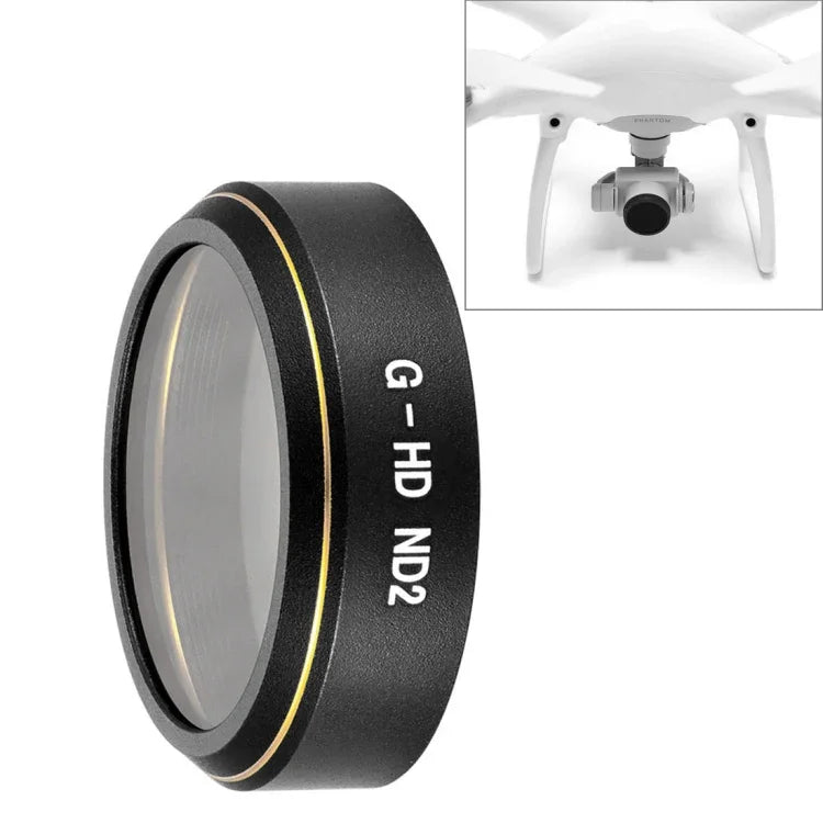 Filtre ND gris HD pour drone DJI Phantom 4 Pro, ND2, ND4, ND8, ND16, ND32