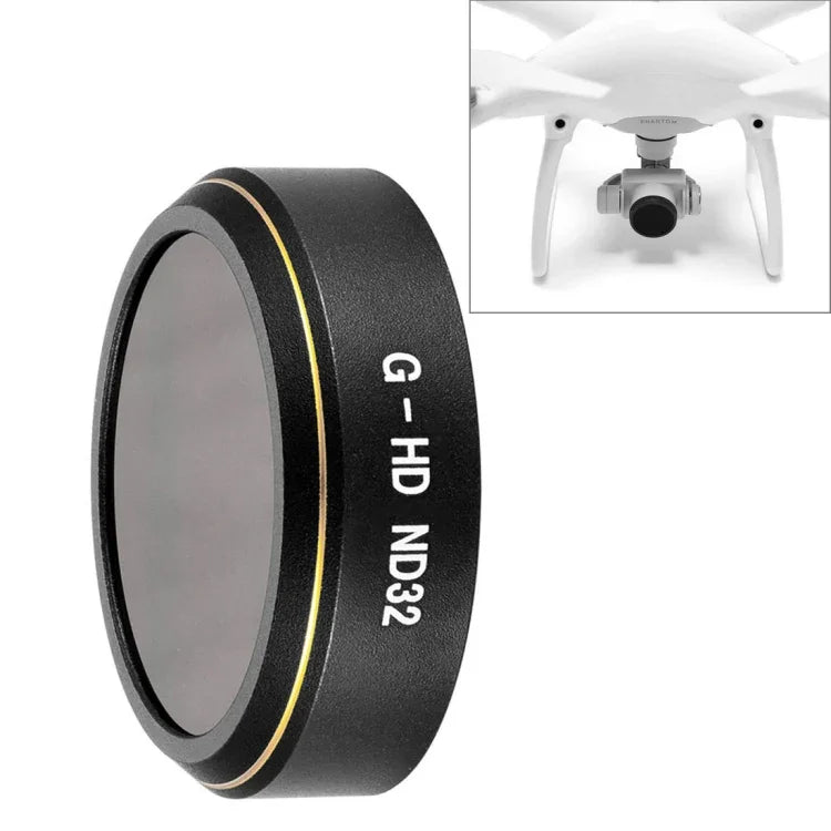 Filtre ND gris HD pour drone DJI Phantom 4 Pro, ND2, ND4, ND8, ND16, ND32