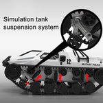SG-1203 1:12 Véhicule tout-terrain électrique télécommandé à chenilles, modèle réduit de voiture jouet