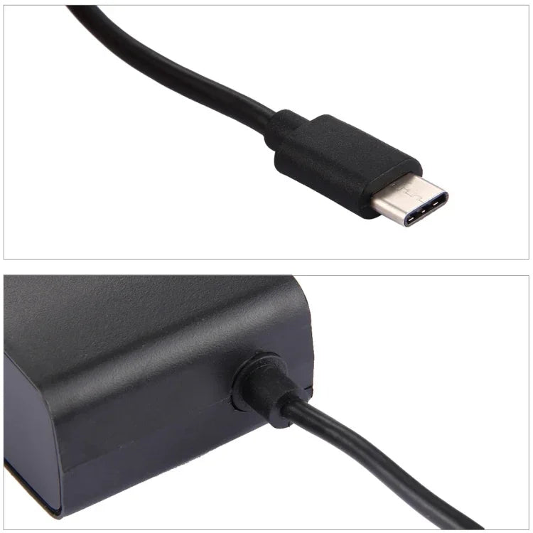 Adaptateur secteur pour console Nintendo Switch (NS), alimentation 5 V CC, câble de 1,5 m, prise européenne (noir).