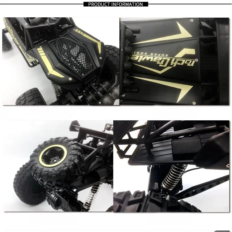 HD609 Voiture tout-terrain télécommandée surdimensionnée en alliage à l'échelle 1:8