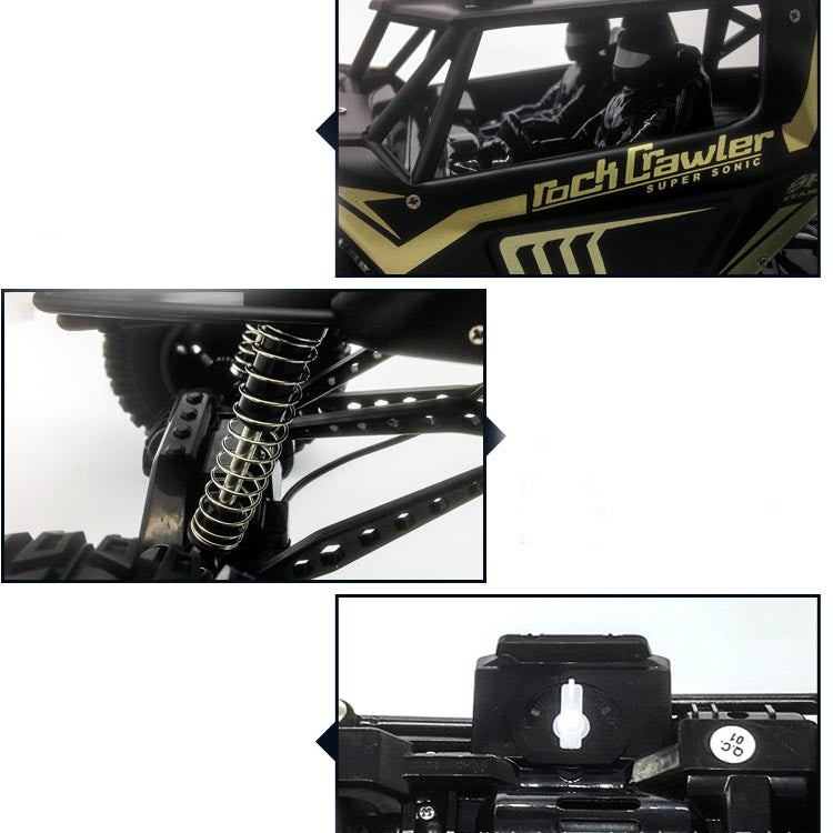 HD609 Voiture tout-terrain télécommandée surdimensionnée en alliage à l'échelle 1:8