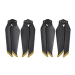 2 paires d'hélices à dégagement rapide silencieuses 8743F pour DJI Mavic 2 Pro / Zoom, 2 paires dorées pour DJI Mavic 2, 2 paires argentées pour DJI Mavic 2