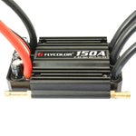 Contrôleur de vitesse électronique étanche Flycolor Flymoster Series 150A 2-6S pour bateau radiocommandé, 150A 2-6S