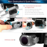 Filtres ND-PL Sunnylife M2P-FI538 ND8-PL + ND16-PL + ND32-PL + ND64-PL pour DJI Mavic 2 Pro