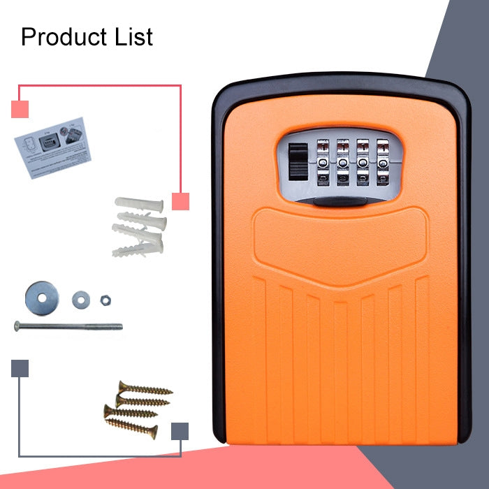 Large Password Lock Metal Storage Box Villa Security Box Wall Cabinet Safety Box