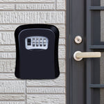 Coffre de rangement métallique à serrure à code, coffre de sécurité pour porte, armoire murale, coffre à clés