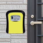 Coffre de rangement métallique à serrure à code, coffre de sécurité pour porte, armoire murale, coffre à clés