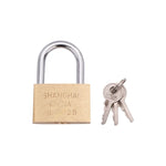 Cadenas en Cuivre Petit, Style : Verrou Court, Ouverture 25mm, Court, Ouverture 25mm
