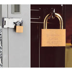 Cadenas en Cuivre Petit, Style : Verrou Court, Ouverture 25mm, Court, Ouverture 25mm