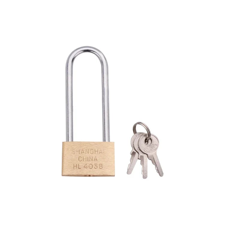 Cadenas en cuivre petit verrou, Style : Verrou long, 30mm non ouvert, Long, 30mm non ouvert
