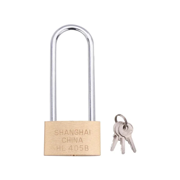 Cadenas en cuivre petit verrou, style : poutre longue serrure, 50 mm non ouvert, long, 50 mm non ouvert