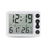 TS-9606-WR Minuteur alarme grand écran Thermomètre hygromètre (Blanc Rouge)