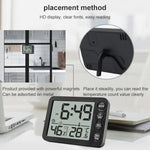 TS-9606-WR Minuteur alarme grand écran Thermomètre hygromètre (Blanc Rouge)