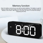 Réveil multifonctionnel à commande vocale XM905 Horloge murale électronique LED