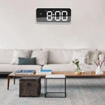 Réveil multifonctionnel à commande vocale XM905 Horloge murale électronique LED