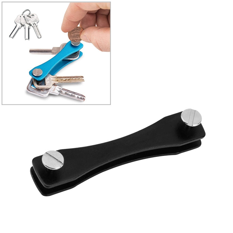 Clip de rangement portable pour clés en métal, (rose), (vert), (gris), (rouge), (noir)
