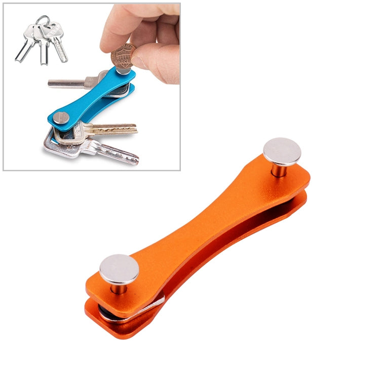 Clip de rangement portable pour clés en métal, (rose), (vert), (gris), (rouge), (noir)