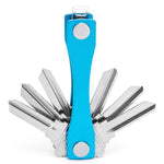 Clip de rangement portable pour clés en métal, (rose), (vert), (gris), (rouge), (noir)
