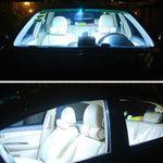 2 PCS Festoon 39mm 2W 200LM White Light 20 LED SMD 4014 Error Free License Plate Lights Car Light Bulb, 39mm