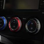 3 PCS Car Aluminum Air Conditioner Knob Case For Subaru, For Subaru(Black), For Subaru(Gold), For Subaru(Blue), For Subaru(Red), For Subaru(Silver)
