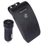 Kit mains libres voiture SP09 Bluetooth sans fil multipoint V4.2, haut-parleur, support lecture vocale & capteur de vibration