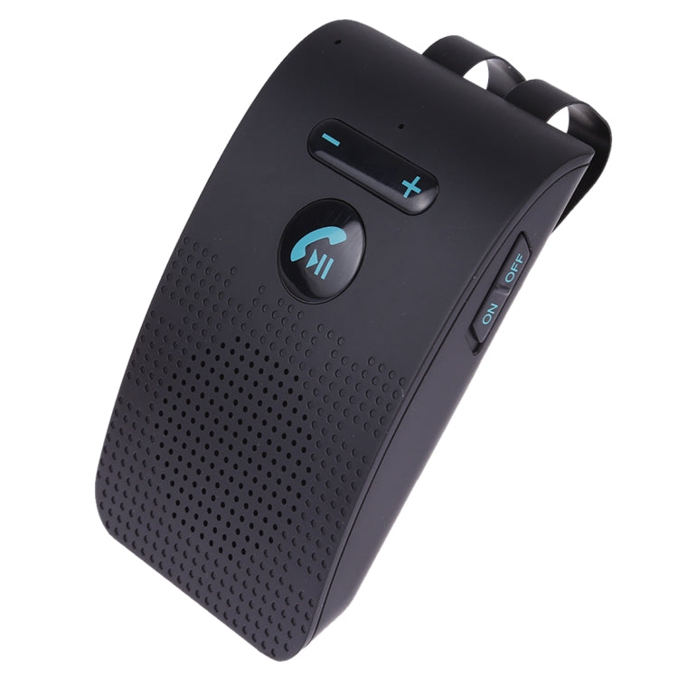 Kit mains libres voiture SP09 Bluetooth sans fil multipoint V4.2, haut-parleur, support lecture vocale & capteur de vibration