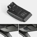 Kit mains libres voiture SP09 Bluetooth sans fil multipoint V4.2, haut-parleur, support lecture vocale & capteur de vibration
