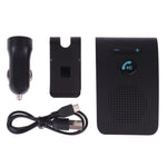 Kit mains libres voiture SP09 Bluetooth sans fil multipoint V4.2, haut-parleur, support lecture vocale & capteur de vibration