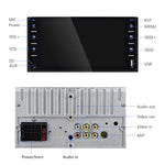 Navigateur GPS de voiture 848V 16 7 pouces à écran multi-touch, support carte TF / USB / AUX / lecteur MP5 / liens miroir Android et iPhone, 848V