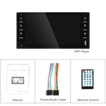 Navigateur GPS de voiture 848V 16 7 pouces à écran multi-touch, support carte TF / USB / AUX / lecteur MP5 / liens miroir Android et iPhone, 848V