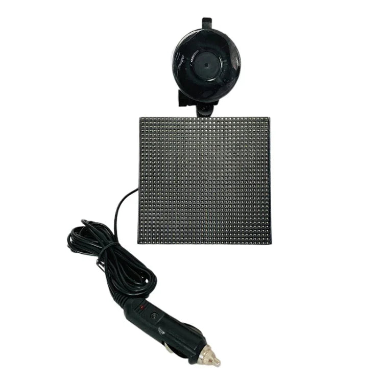 Panneau LED de voiture 32x32 pixels, couleur, sans fil, contrôle par application Bluetooth, émoticônes, affichage LED, éclairage, 32x32 pixels, chargement de voiture