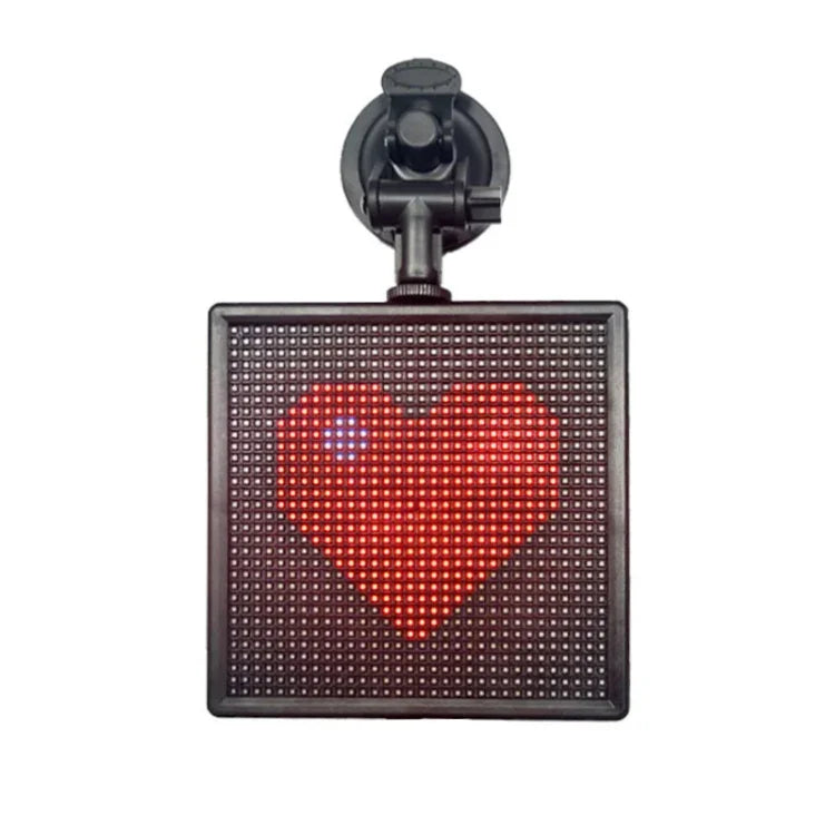 Panneau LED de voiture 32x32 pixels, couleur, sans fil, contrôle par application Bluetooth, émoticônes, affichage LED, éclairage, 32x32 pixels, chargement de voiture