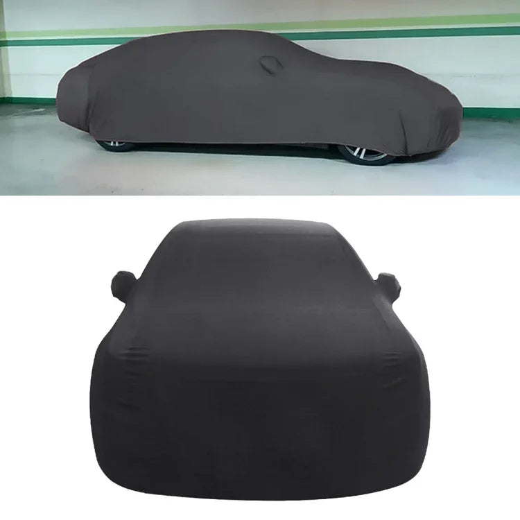 Housse de voiture berline en coton élastique isolant thermique anti-poussière et anti-UV, taille : M, 4,65 m~4,89 m, taille : M, 4,65 m~4,89 m