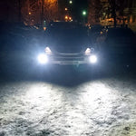 2 PCS 9005 DC9-16V / 3.5W / 6000K / 320LM Phare antibrouillard de voiture 12LEDs SMD-ZH3030, avec courant constant, 9005