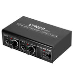 Amplificateur de microphone 2 canaux LINEPAUDIO A961 pour guitare électrique et basse électrique, A961