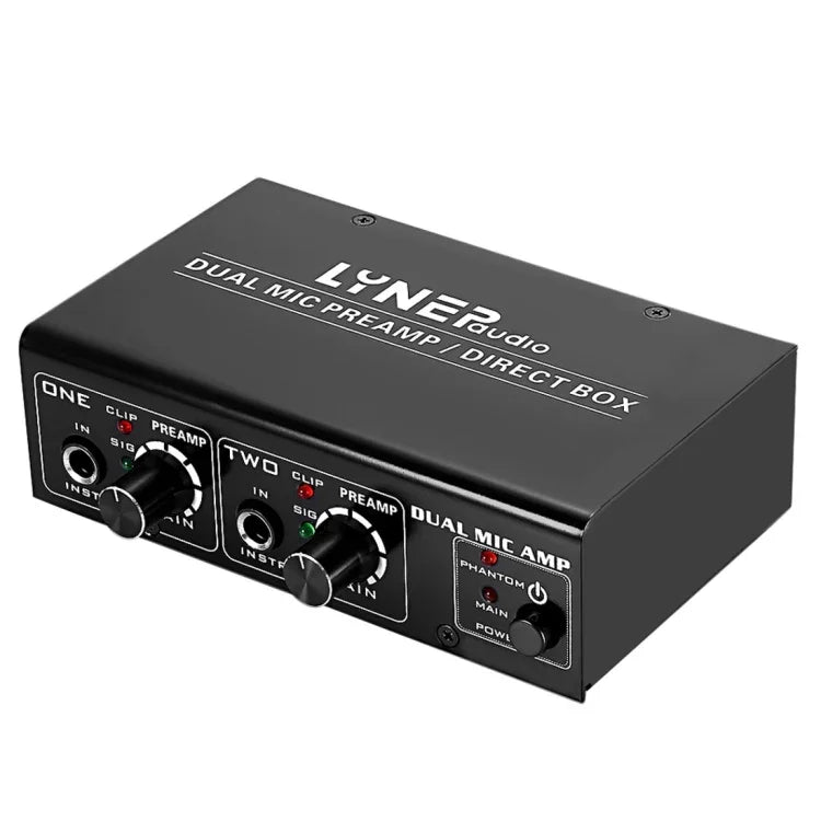 Amplificateur de microphone 2 canaux LINEPAUDIO A961 pour guitare électrique et basse électrique, A961