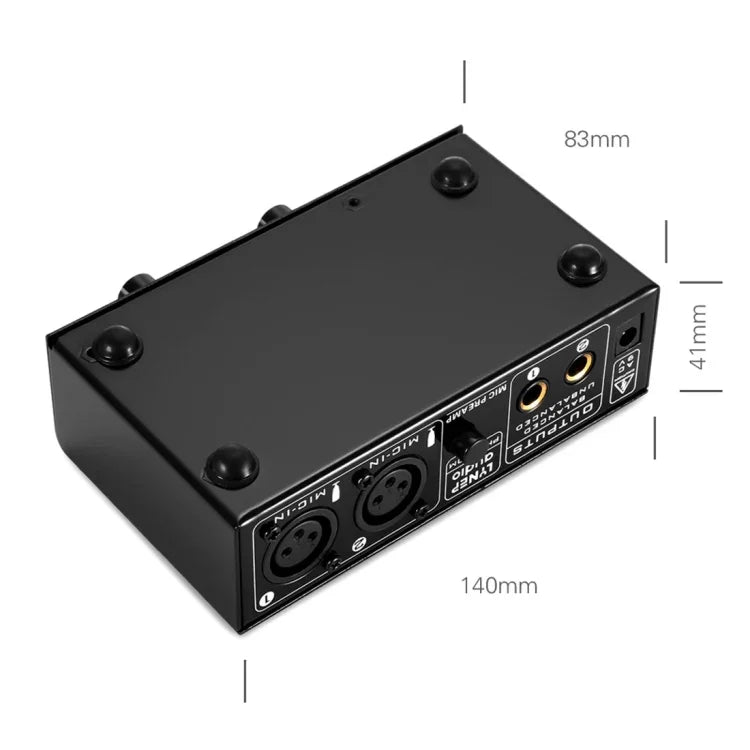 Amplificateur de microphone 2 canaux LINEPAUDIO A961 pour guitare électrique et basse électrique, A961
